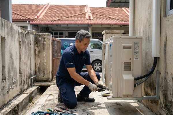 Aircond Installation work sample 3